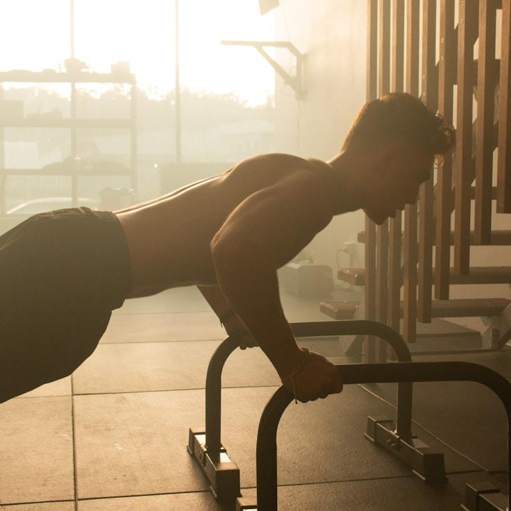 Group fitness class in a modern studio setting