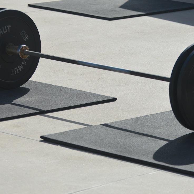 Professional gym interior with strength equipment